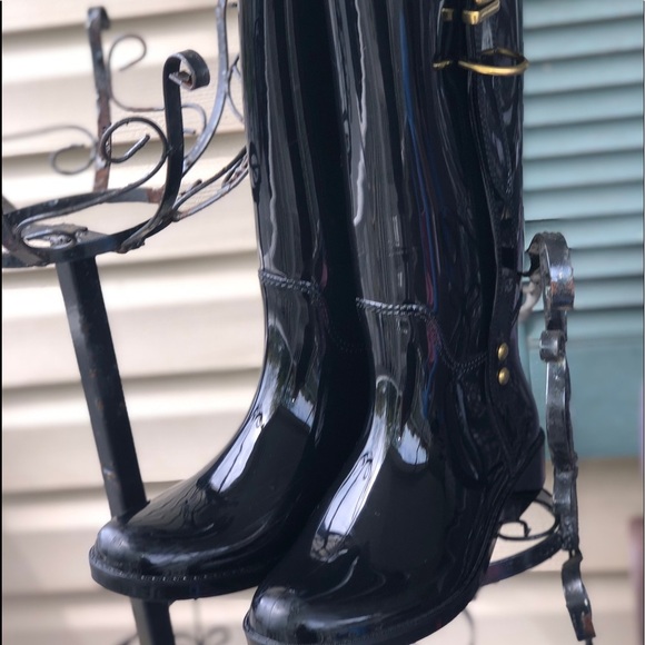 Coach Tasha black equestrian Rain boots - Picture 6 of 14